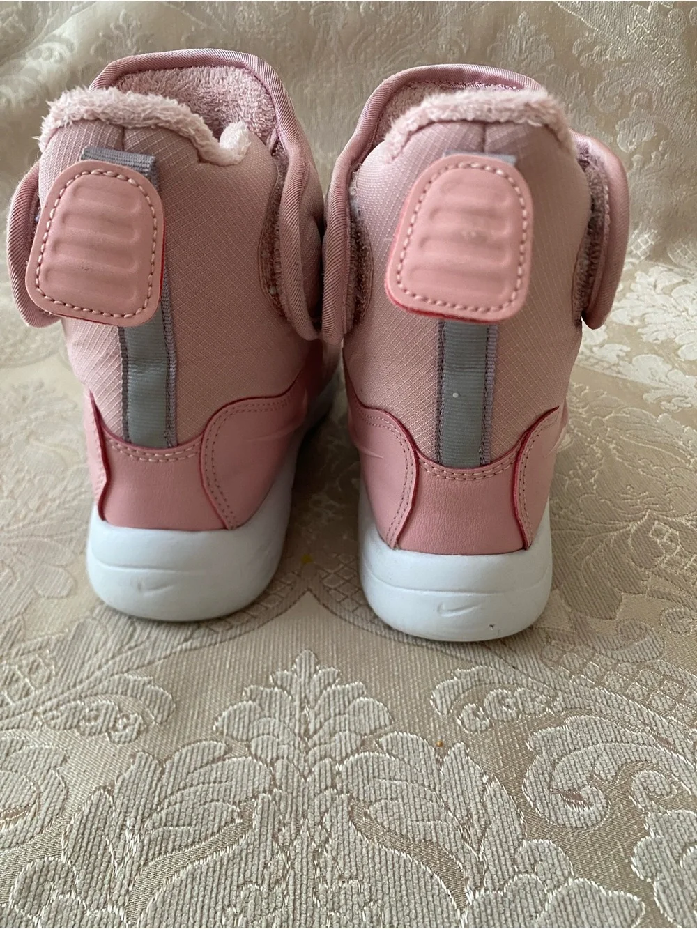 Nike Kids Pink Quilted Cozy Boots